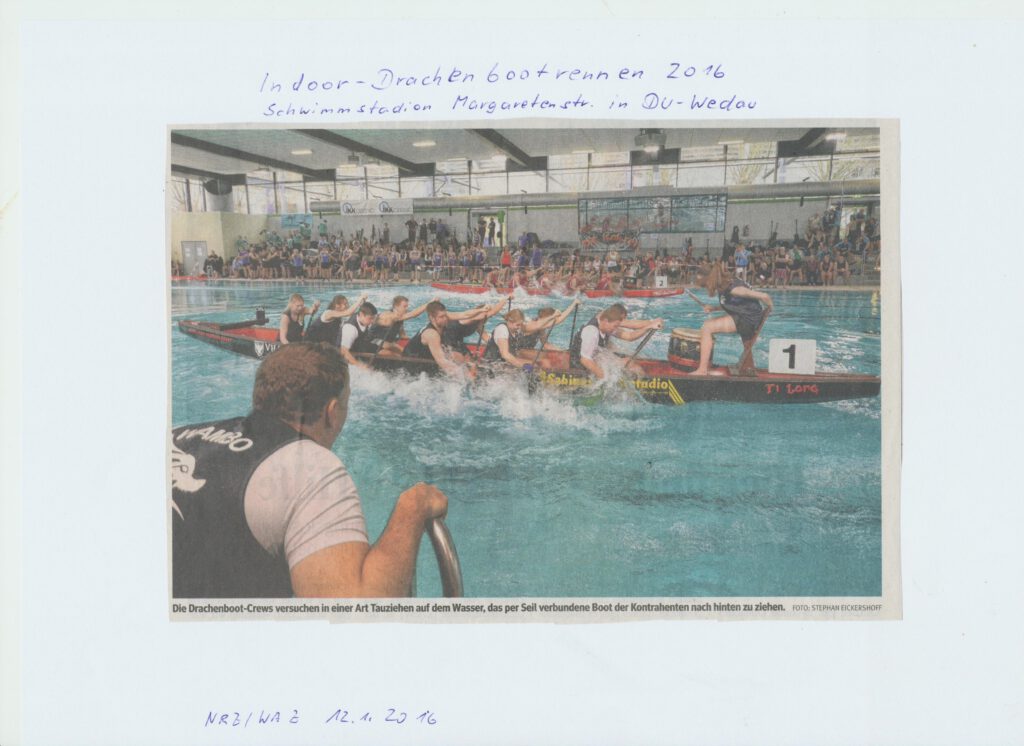 Indoor Drachenbootrennen DU 12012016 NRZ 2